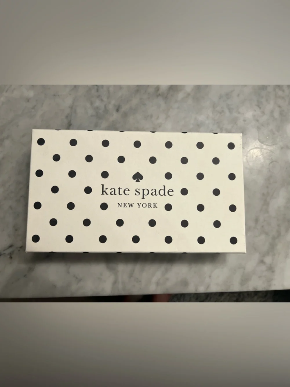 KATE SPADE Cheers
Crossbody Bag!Black & White PolkaDot Leather Purse w/GIFTBox! - Picture 10 of 10